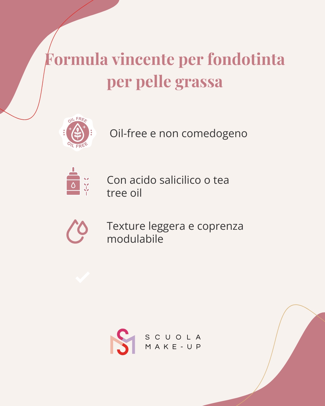 ingredienti per fondotinta per pelle grassa