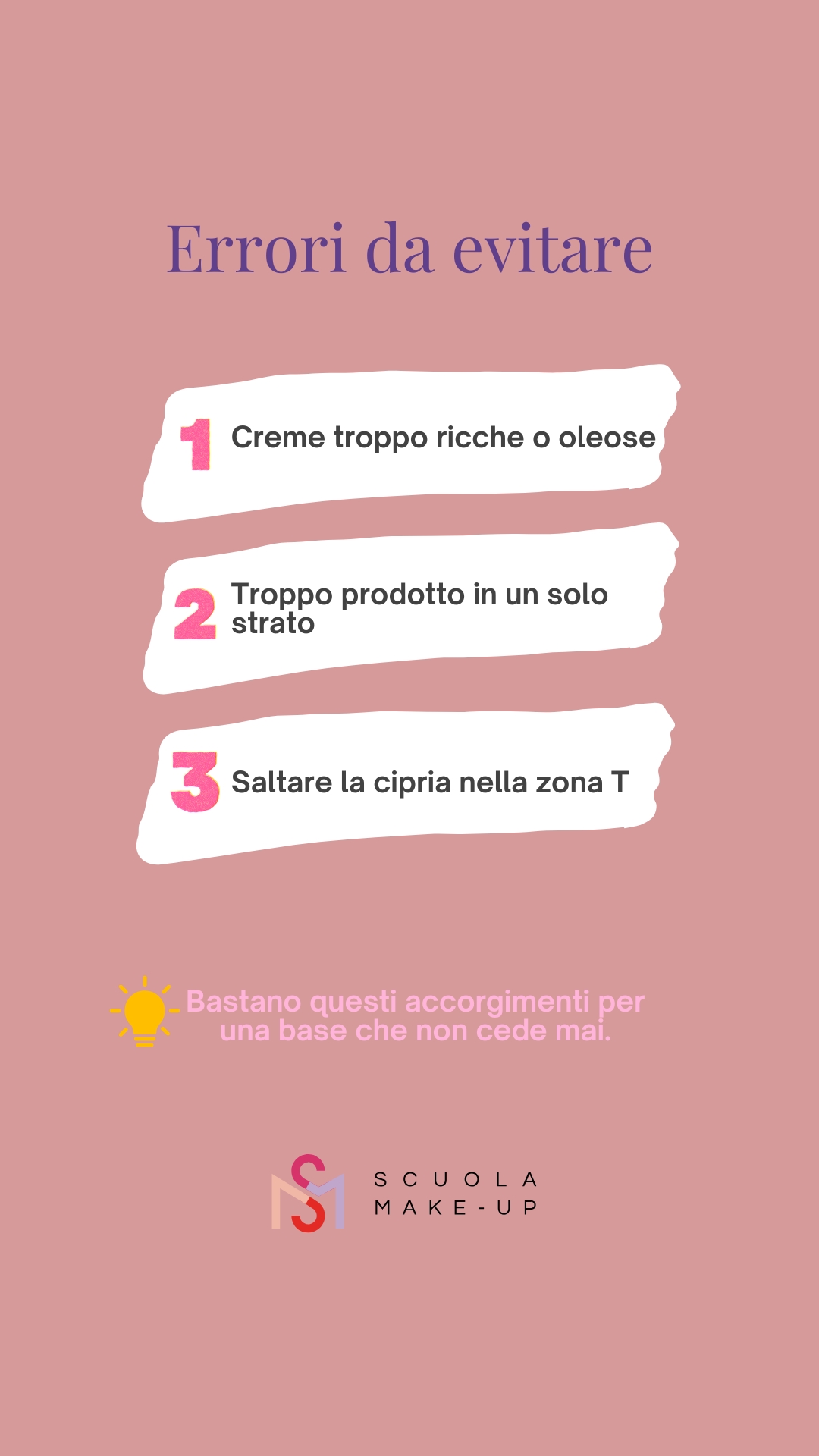 pelle grassa errori da evitare