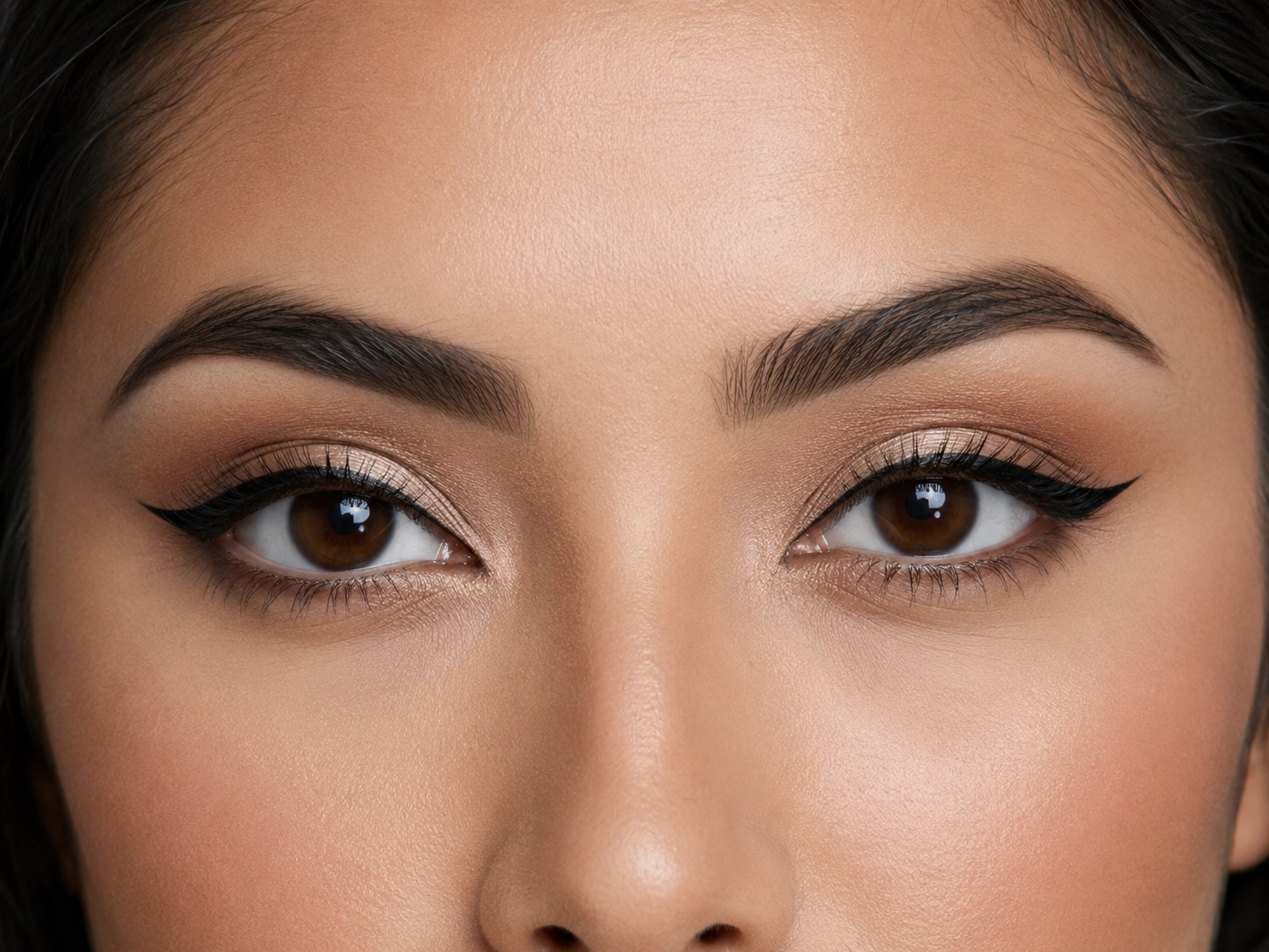 trucco occhi a mandorla con eyeliner